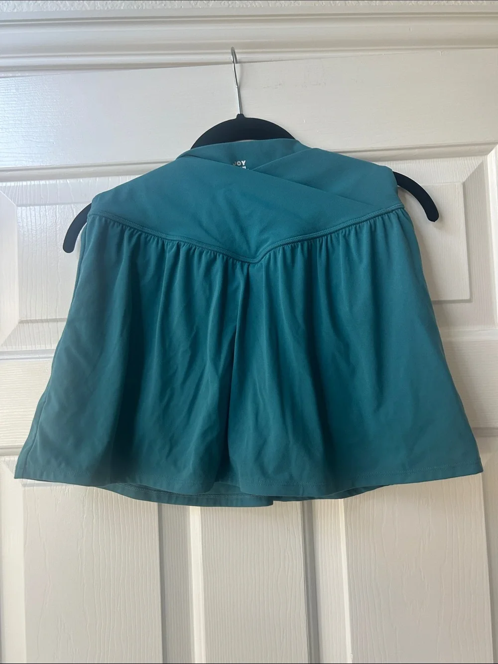 JoyLab Teal Blue Circle Skater Skirt